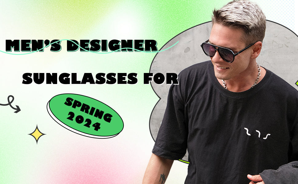 Men's Designer Sunglasses for spring 2024 – SOJOS