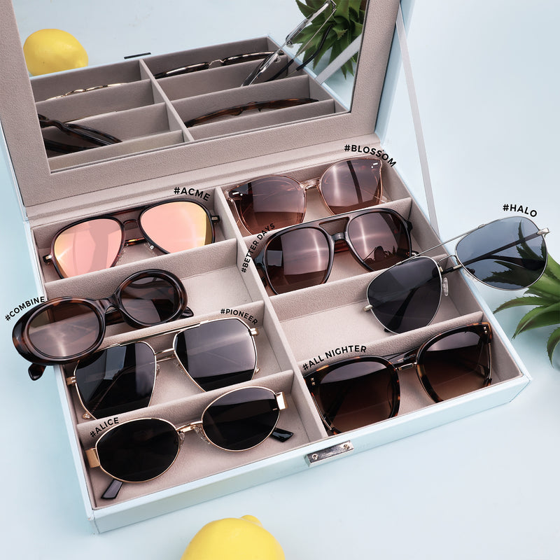 8 Pairs Sunglasses Gift Box