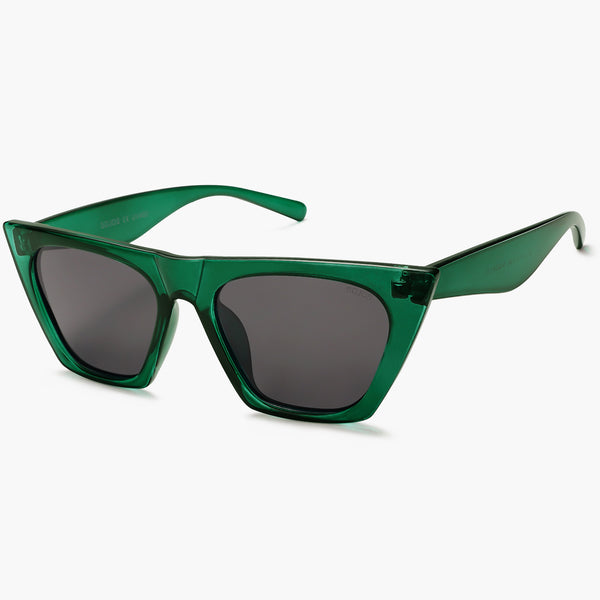 NS1007GFGL PC Green Frame with Green Glass Lens Sunglasses