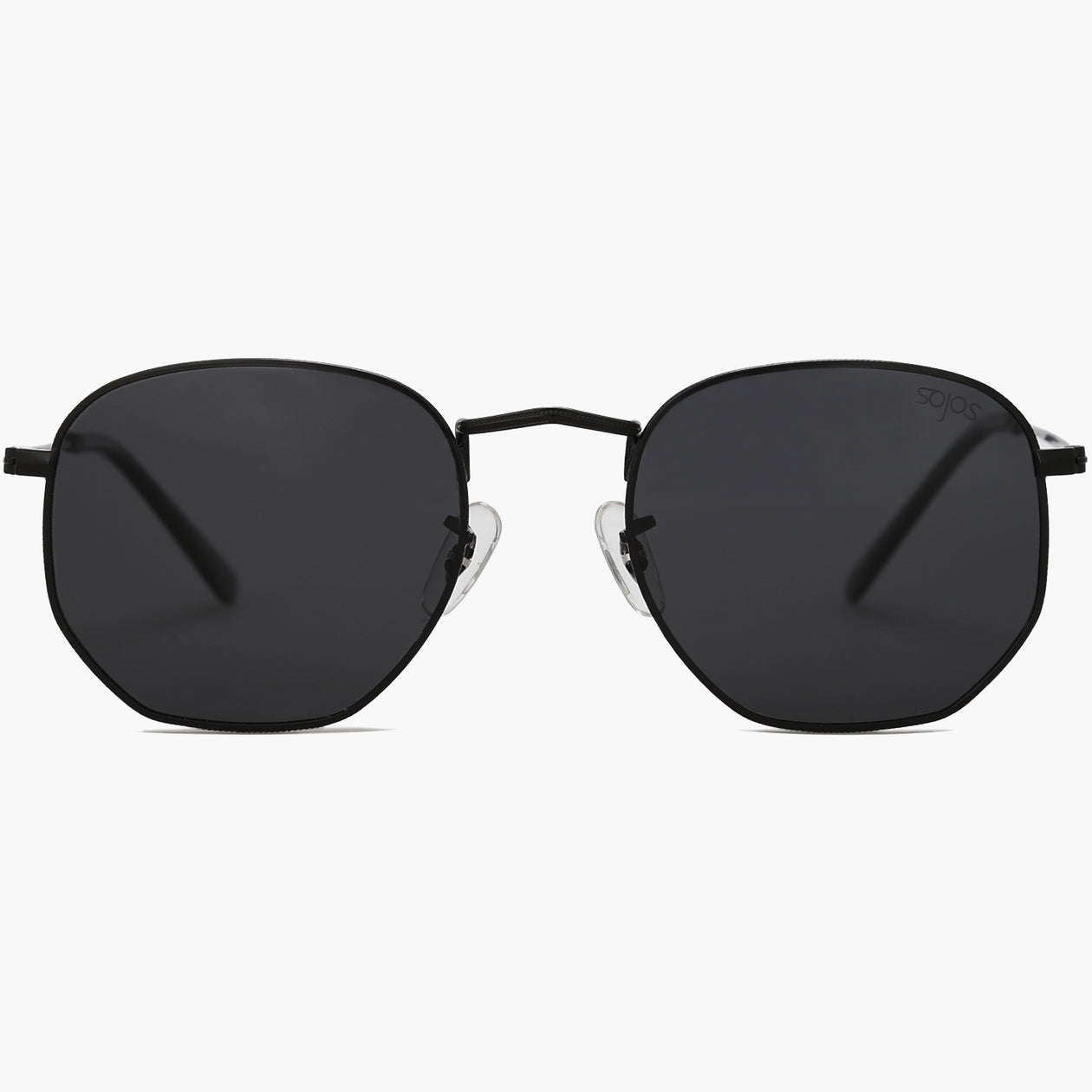 Buy Gold Frame Grey Lens Polygon Sunglasses for Women | Motivation | Sojos