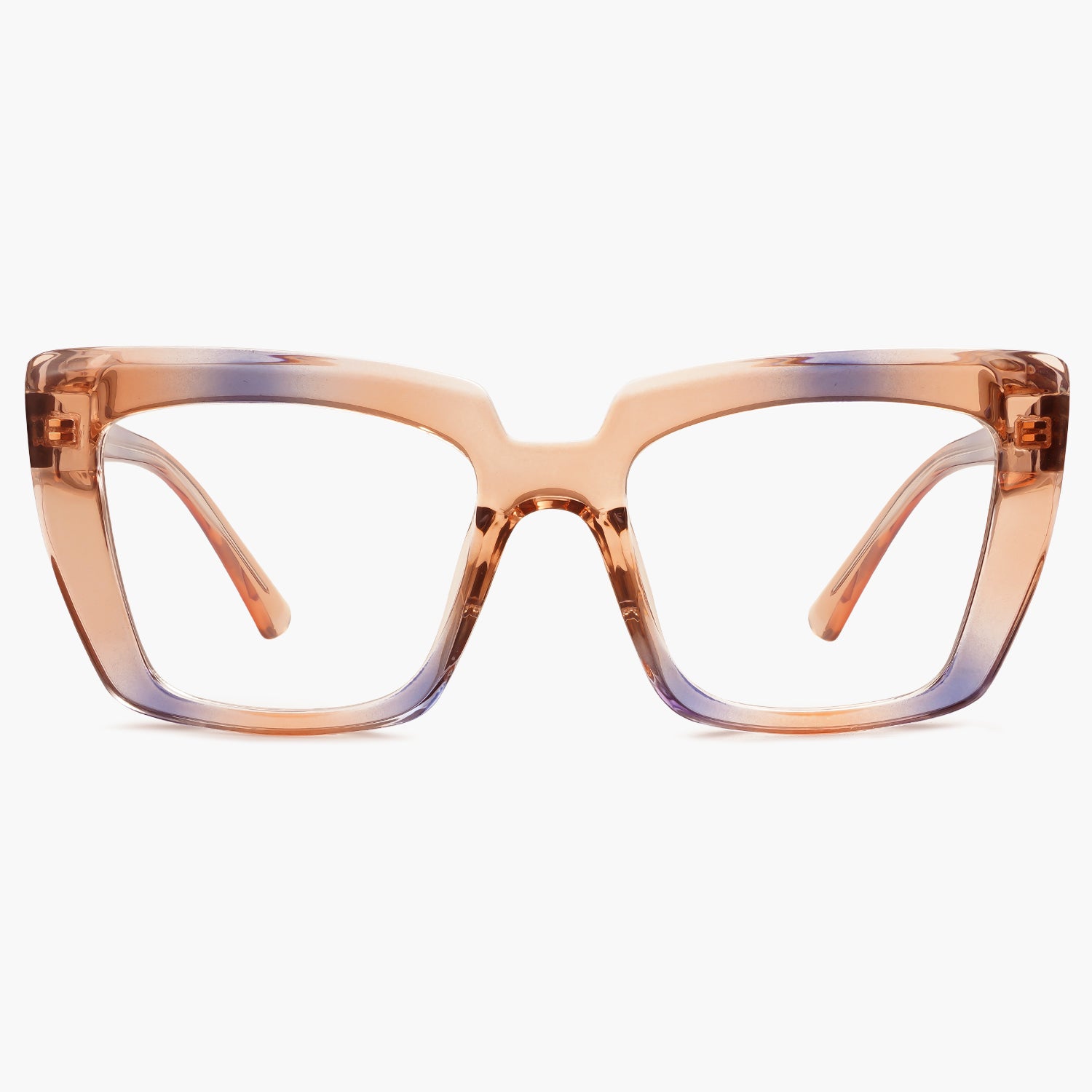 Women's Square TR90 Prescription Reading Glasses Full-rim Frame 