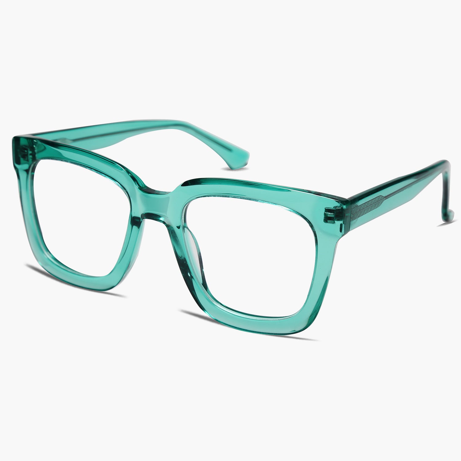 Women's Oversized Square Acetate Prescription Reading Glasses Full 