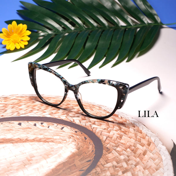 Levi's Women's Eyeglasses Clear Demo Lens Lilac